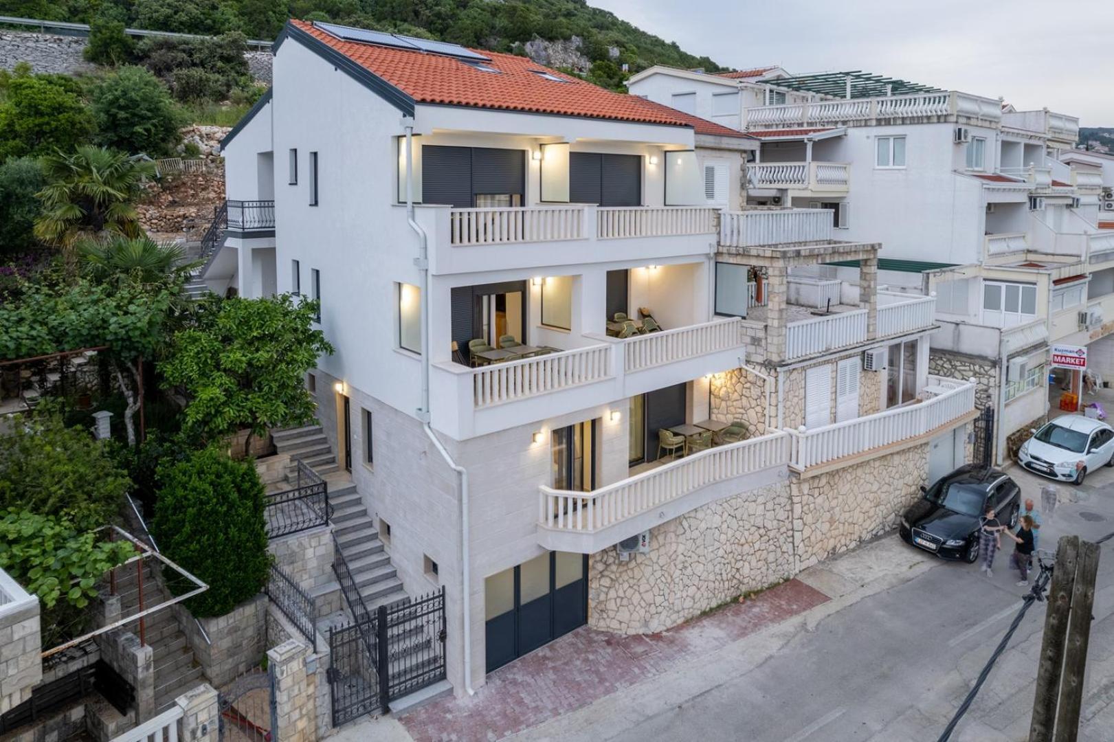 Villa Emina Sa Privatnom Plazom I Parkingom Neum Eksteriør bilde